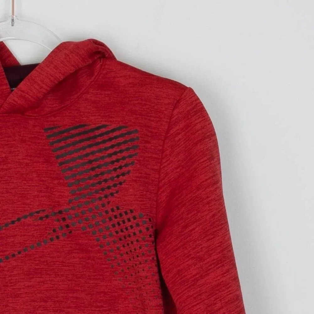 Under Armour Boys Coldgear Pullover Hoodie Size Youth‎ XL Red Athleisure Casual